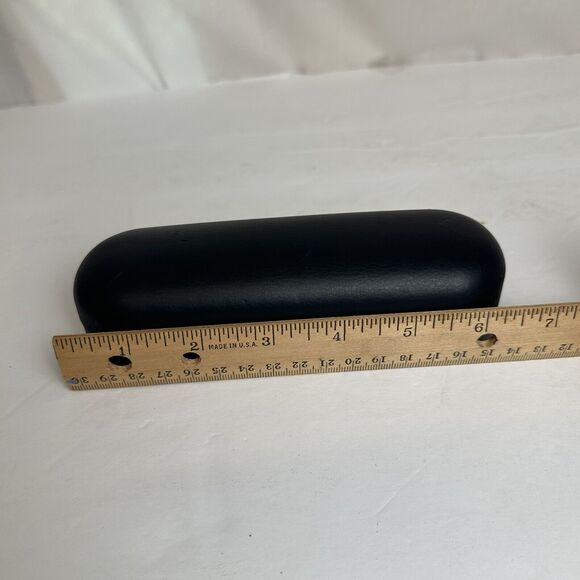 OAKLEY Eyeglass Sunglass Black Faux Leather Hard Clamshell Small CASE‎ ONLY - Picture 5 of 6